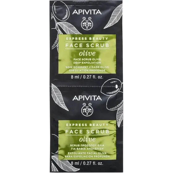 Apivita Peeling mit Olivenextrakt, 2 x 8 ml