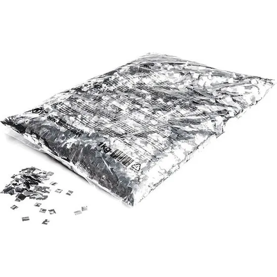 Magic FX Metallic Konfetti Regentropfen 6x6mm Silber 1kg