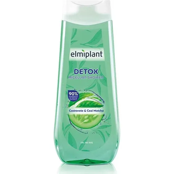 Elmiplant Matcha Detox Duschgel mit Kastanien & Matcha Tee, 400 ml