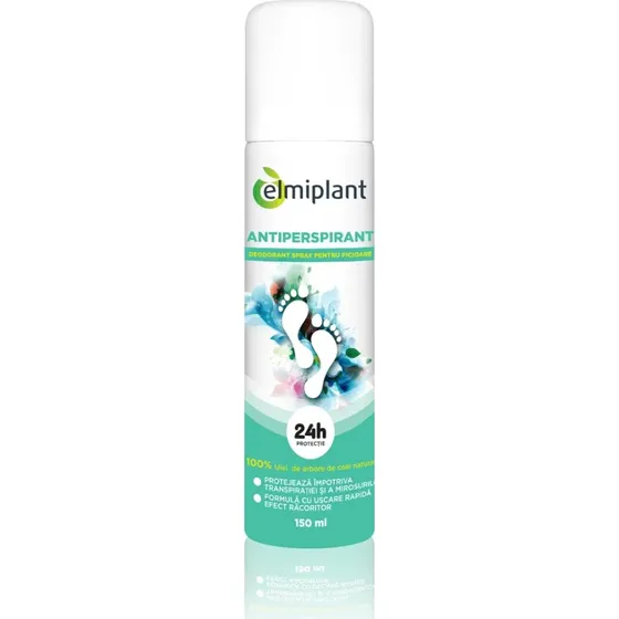 Elmiplant Antitranspirant Deo-Spray für Füße, 150 ml