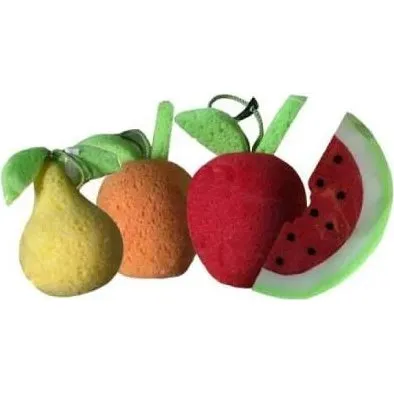 BEAUTY SPRING Badeschwamm Obst - Oranger 3D-Schwamm