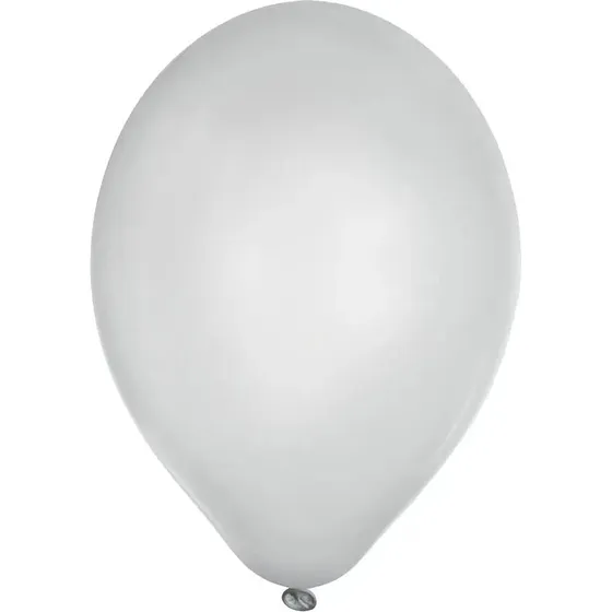 Latex-Luftballons weiß Ø25 cm, 100 Stk.