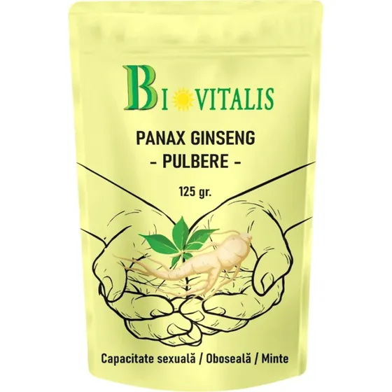 Biovitalis Panax Ginseng Pulver, 125 g