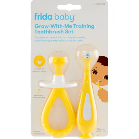Frida Baby Grow With Me Zahnputzset für Babys ab 6 Monaten