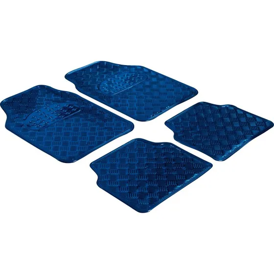 Walser Fumatten Set Metallic Riffelblech-Optik blau