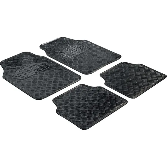 Walser Fumatten Set Metallic Riffelblech-Look carbon