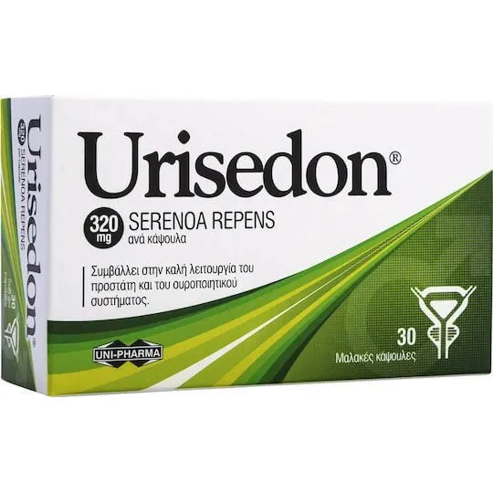 UNI-PHARMA Urisedon 320mg Serenoa Repens 30 Weichkapseln