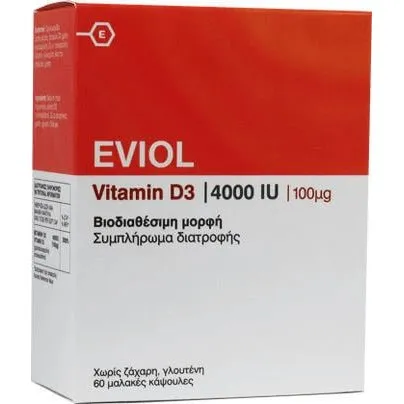 Eviol Vitamin D3 4000iu Weichkapseln (60 Stück)