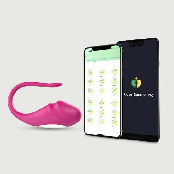 Sexopolis Alira App-gesteuerter Silikon-Ei-Vibrator - Rosa