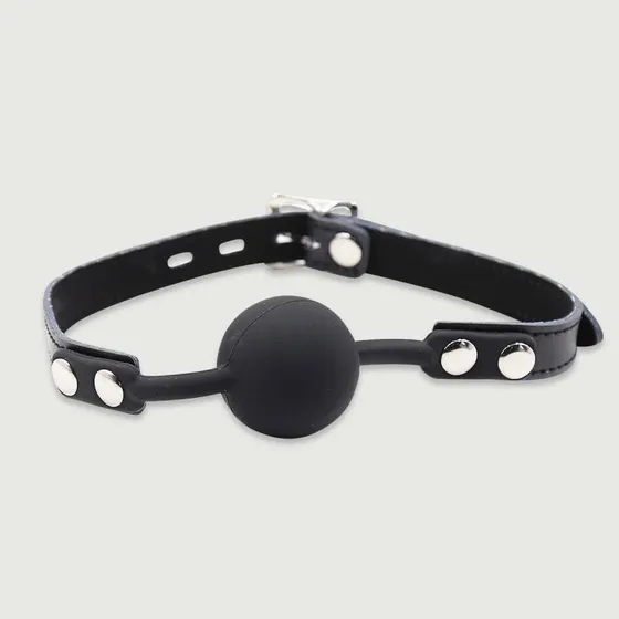 Sexopolis Ballknebel mit Softstrap - Schwarz