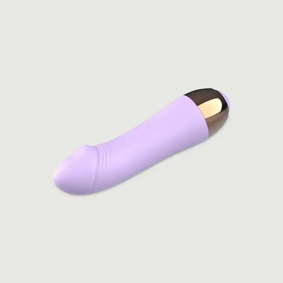 Sexopolis Mini Dick Silikon Vibrating Bullet - Lila