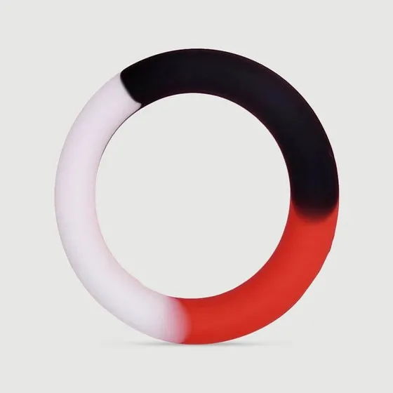 Flexibler Flüssig-Silikon-Pimmelring 70 mm - Multicolour