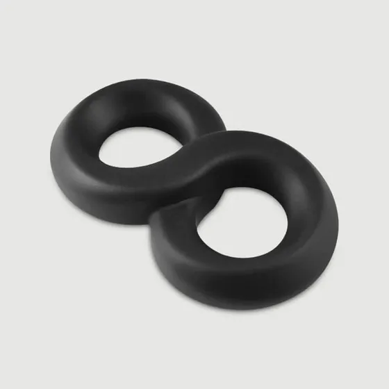 Infinite Hard On Liquid Silicone Cock Ring 42 mm - Schwarz