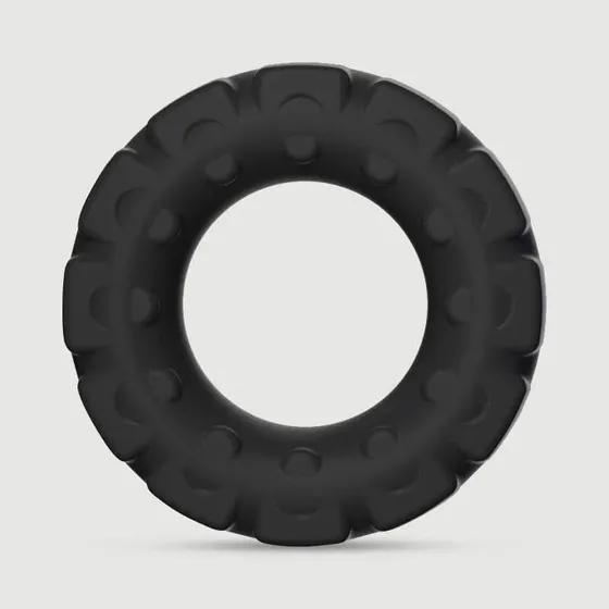 Off Road Liquid Silicone Cock Ring 48 mm - Schwarz