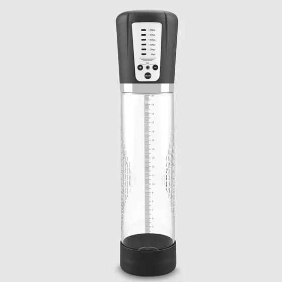 Sexopolis Elektrische Penis-Pumpe mit LCD-Display - Transparent