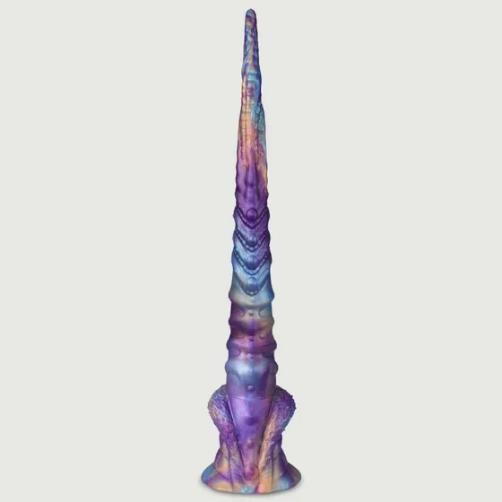 Alien Huge Anal Dildo aus Flüssigsilikon, 44,5 cm, Multicolour