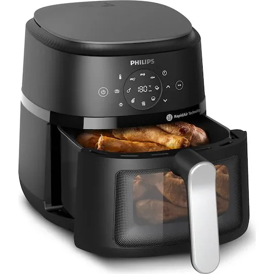 Philips Airfryer NA221/00 4,2 L Schwarz/Silber
