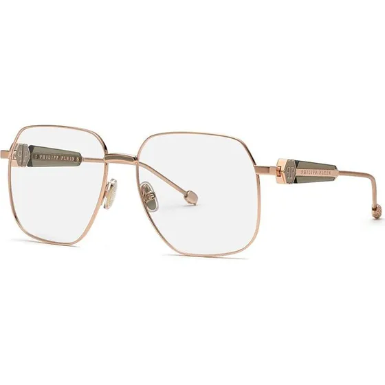 Philipp Plein Plein Queen VPP126S Brille Gold Rechteckig
