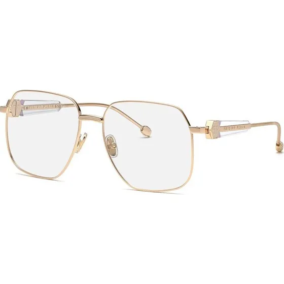 Philipp Plein Plein Queen VPP126S Brille Roségold Geometrisch