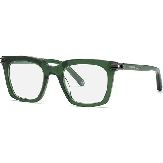Philipp Plein Plein Icon VPP115M Brille - Grün, Quadratisch