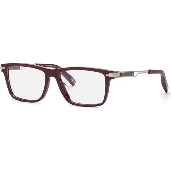 Chopard VCH357 Brille Unisex - Rot, Rechteckig, Acetat