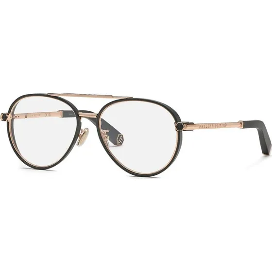 Philipp Plein Plein Light VPP137M Brille Pilot Grau