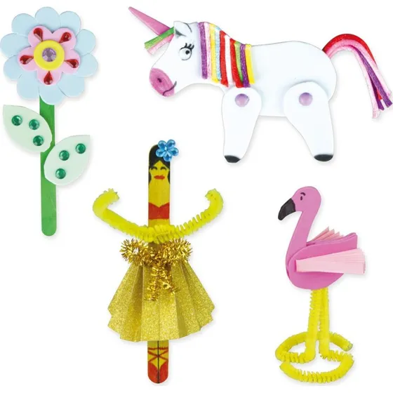 LENA® Bastelkoffer Jumbo pink, 800 Teile