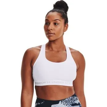 Under Armour BH Mid Crossback Sport-BH Weiß, XS