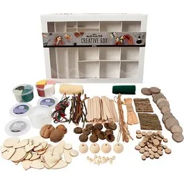 Kreativ-Mix Natur – Bastelset mit Naturmaterialien