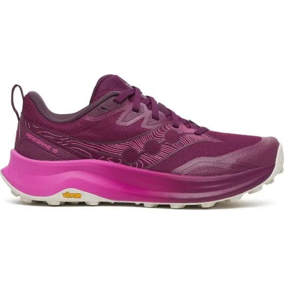 Saucony Peregrine 16 Trailrunning-Schuhe Damen - Burdeos Fuchsia