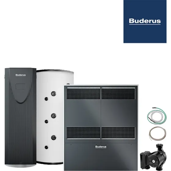 Buderus WLW286-38 A Luft-Wasser-Wärmepumpe mit Logaplus-Paket