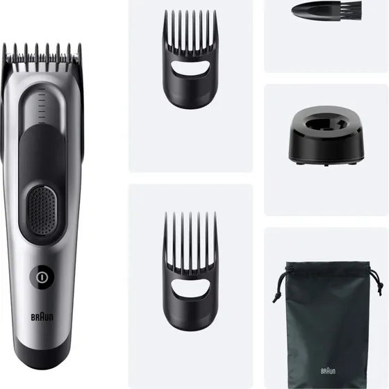 Braun Series 7 HC7590 Haarschneider Akku, Schwarz/Grau