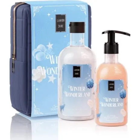 LAVISH CARE Xmas Winter Wonderland Set: Duschgel & Body Milk