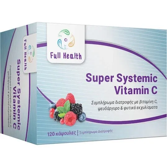 Full Health Vitamin C Kapseln – Immun- & Hautschutz (120 Stück)
