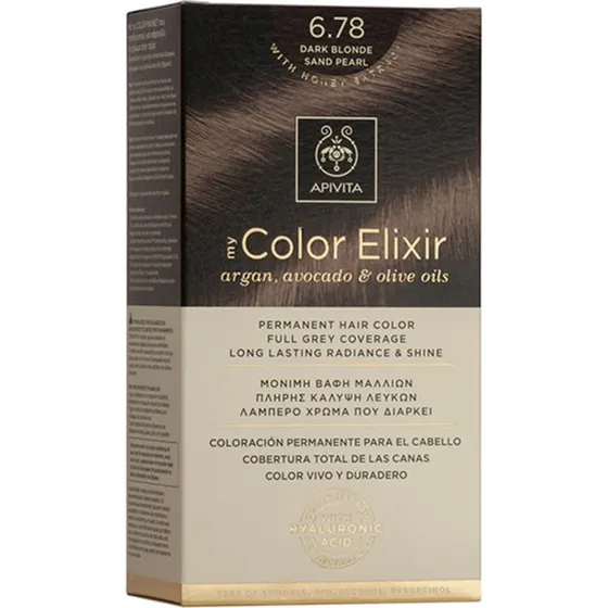 Apivita My Color Elixir Dauerhafte Haarfarbe N6,78 Dunkelblond