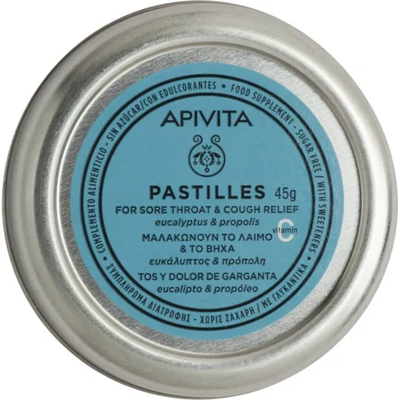 Apivita Pastillen mit Eukalyptus & Propolis, 45g