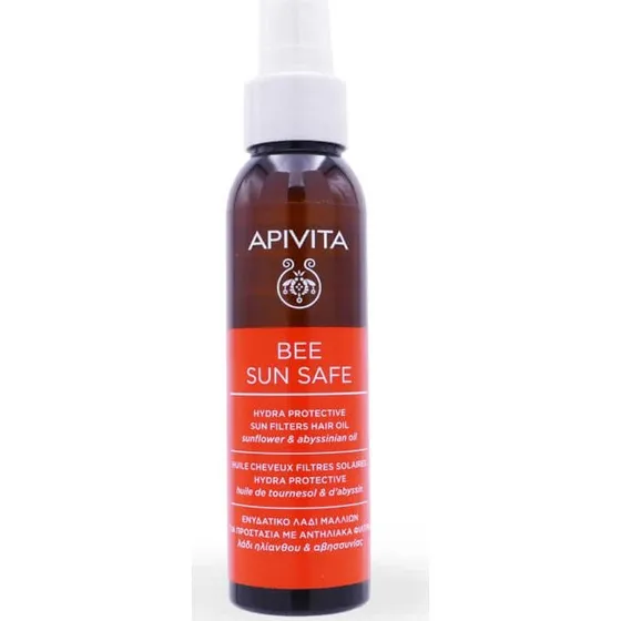 Apivita Bee Sun Safe Haaröl mit Hydra-Schutz-Sonnenfilter, 100 ml