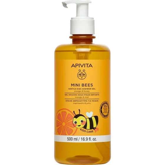 Apivita Mini Bees Gentle Kids Duschgel Orange & Honig 500ml