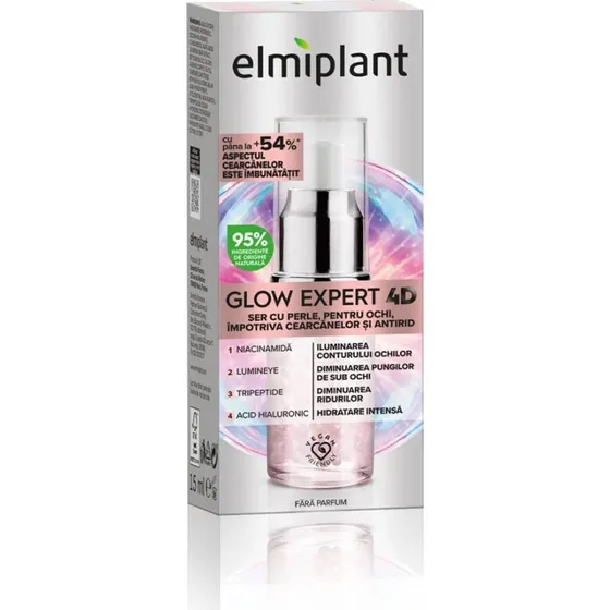 Elmiplant Glow Expert 4D Anti-Falten Augenkontur-Serum, 15 ml