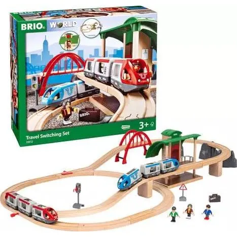 BRIO Circuit Plateforme Voyageurs - Bahn-Set ab 3 Jahren