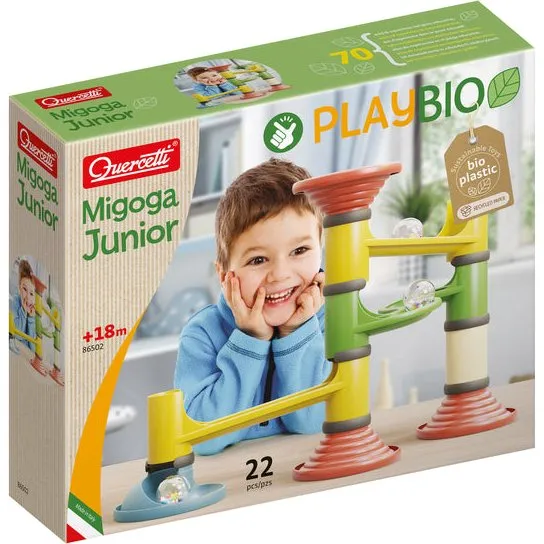 Quercetti Migoga Junior Kugelbahn 22tlg. PlayBio