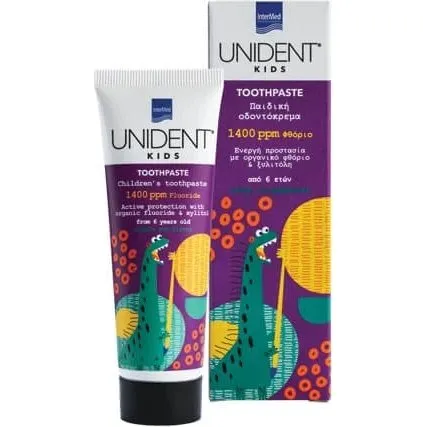 UNIDENT Kinderzahnpasta 1400ppm Fluorid Kaugummigeschmack 50ml