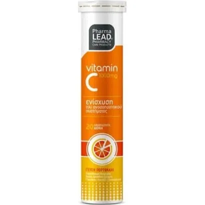 PHARMALEAD Vitamin C 1000mg - 20 Brausetabletten