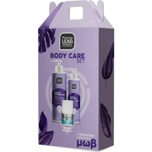 PHARMALEAD Promo Pack Gentle Body Care: Duschgel 500ml & Body Milk 250ml + Free Deo