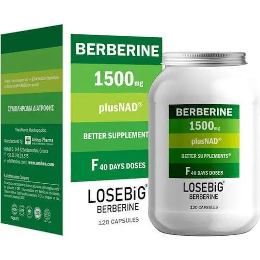 Amhes Losebig Berberin 1500mg - 120 Kapseln