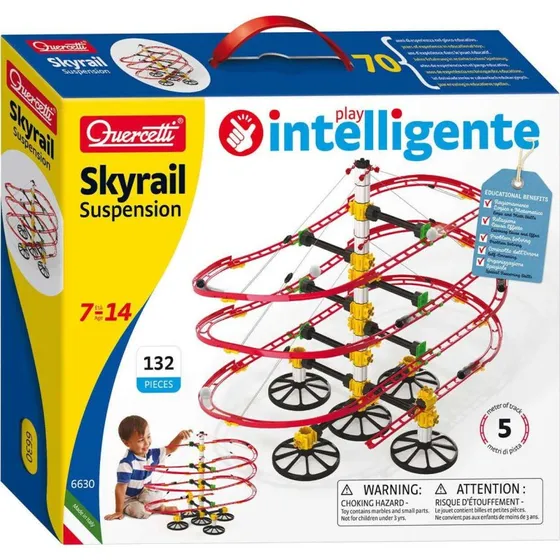 Quercetti Skyrail Suspension 132-teilig