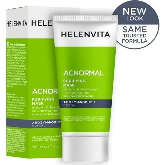 HELENVITA ACNormal Purifying Facial Mask zur Tiefenreinigung 75ml