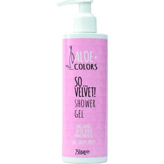 ALOE+ COLORS So Velvet! Duschgel mit Puderduft, 250ml