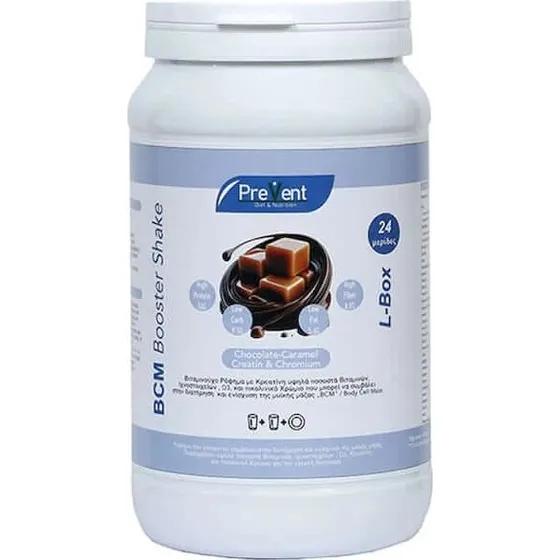Prevent BCM Booster Shake Schoko-Karamell mit Kreatin & Chrom, 552g