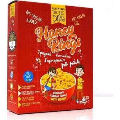 The Bee Bros Knusprige Müsliringe mit Honig & Vitaminen, 250g
